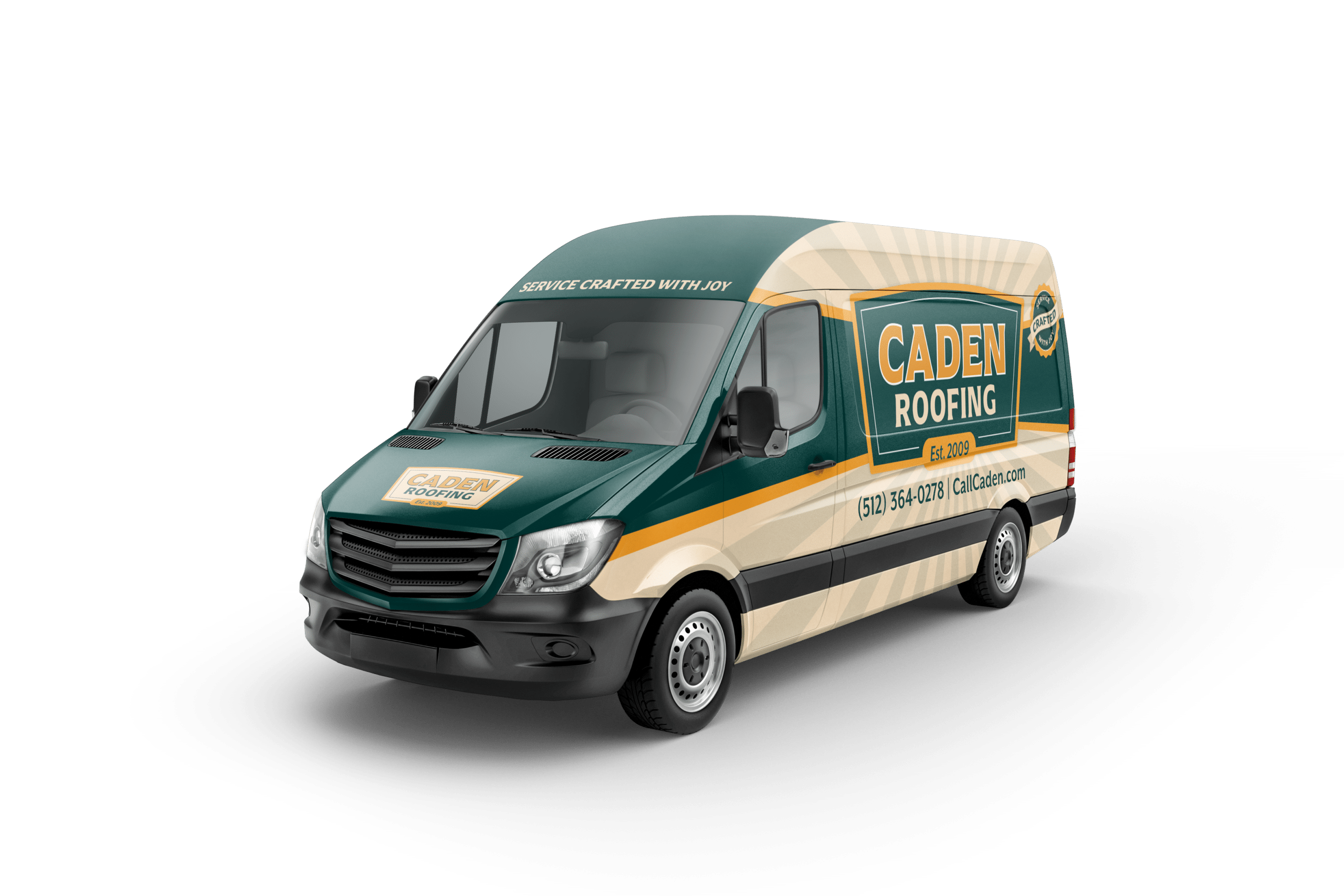 Caden Roofing Van